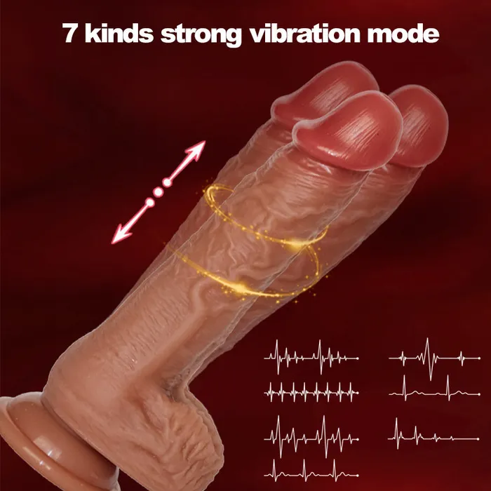 Female Sex Toys Heated Remote Control Dildo