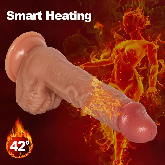 Female Sex Toys Heated Remote Control Dildo