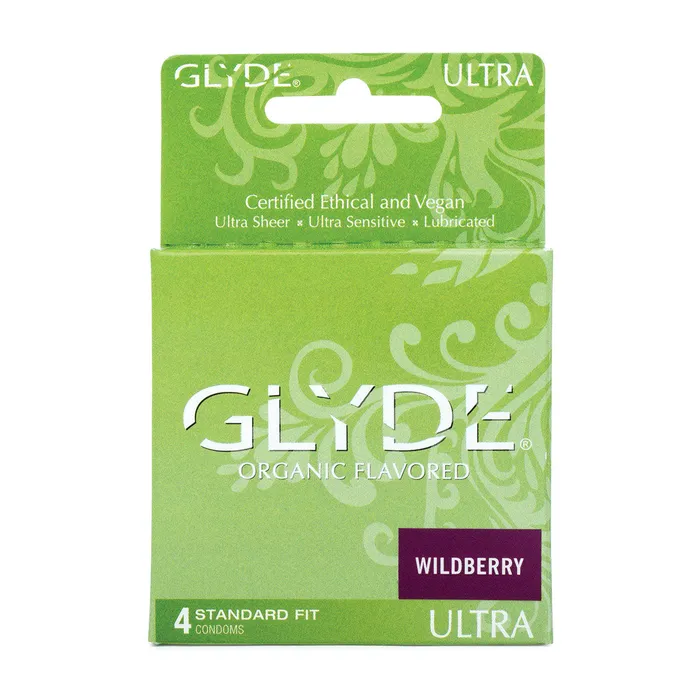 Glyde Glyde Organic Wildberry Condoms Vibrators