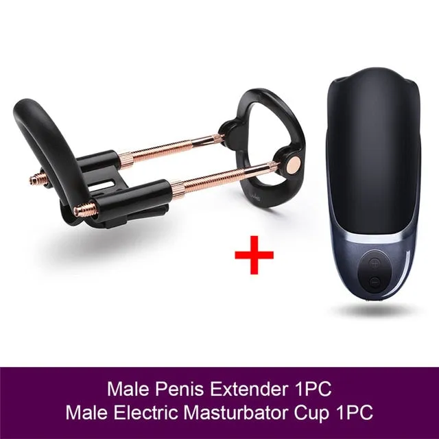 Own Pleasures Male Sex Toys Penis Training Male Enlargement Extender Stretcher
