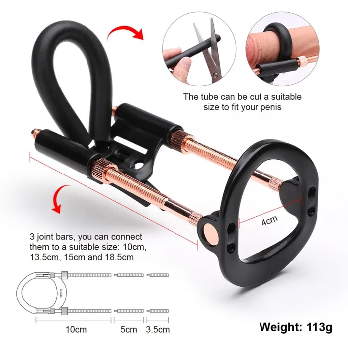 Own Pleasures Male Sex Toys Penis Training Male Enlargement Extender Stretcher