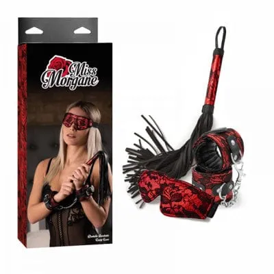 Anal Kinky Bundle Lusty Lace BDSM Kit Red WW INC