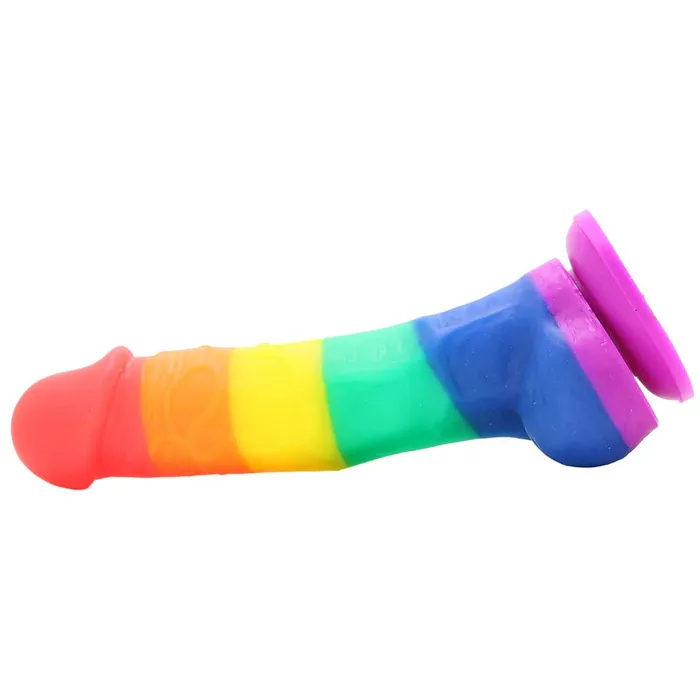 Anal pink cherry ns novelties Colours Pride Edition 5 Inch Silicone Dildo in Rainbow