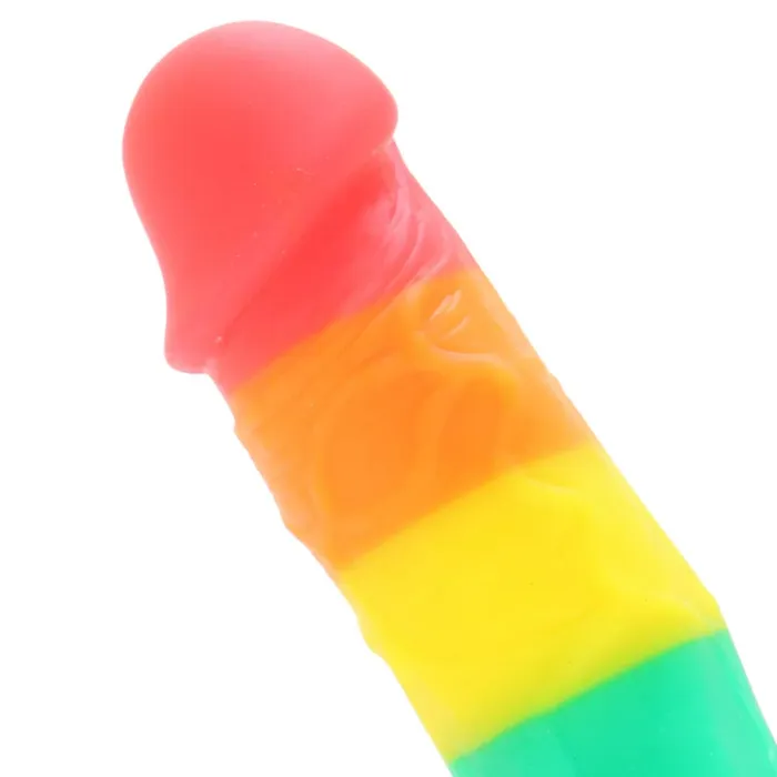 Anal pink cherry ns novelties Colours Pride Edition 5 Inch Silicone Dildo in Rainbow