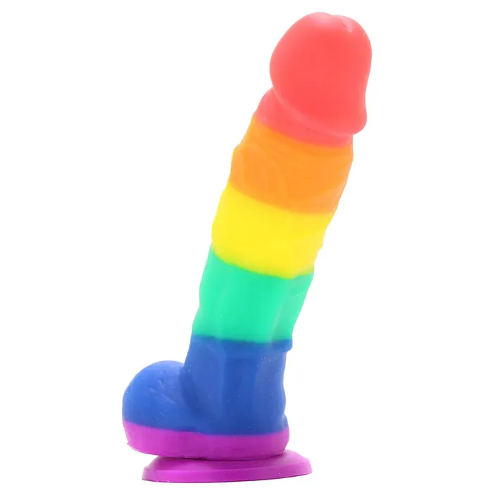 Anal pink cherry ns novelties Colours Pride Edition 5 Inch Silicone Dildo in Rainbow