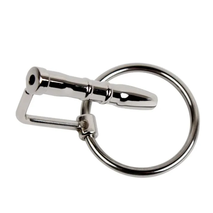 CHASTITY CAGE CO Male Sex Toys Hollow Stainless Steel Penis Plug