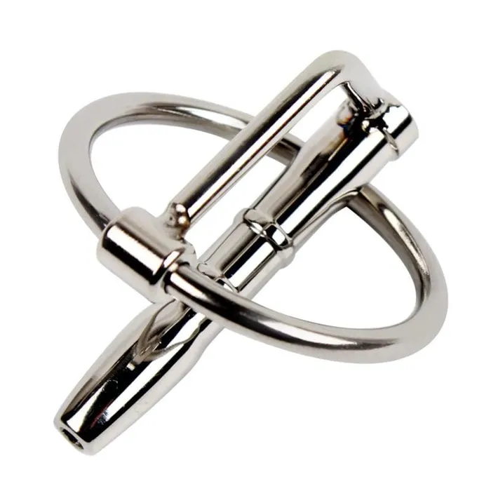CHASTITY CAGE CO Male Sex Toys Hollow Stainless Steel Penis Plug