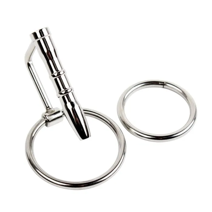 CHASTITY CAGE CO Male Sex Toys Hollow Stainless Steel Penis Plug