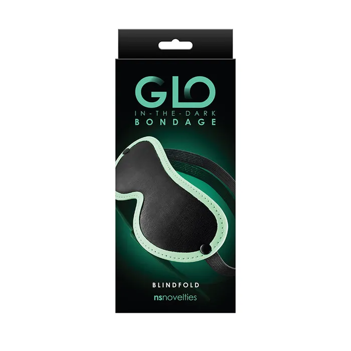 Glo Bondage Blindfold Green New Sensations Novelties Inc Couples