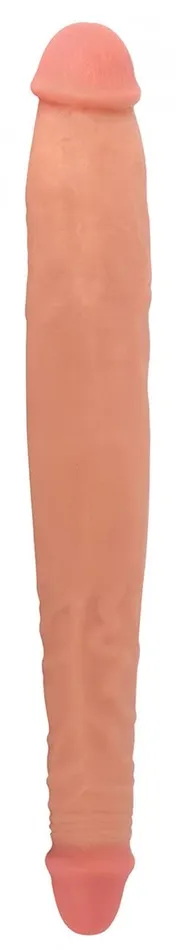 Jock 13 Inch Tapered Double Dong Flesh Curve Novelties Dildos