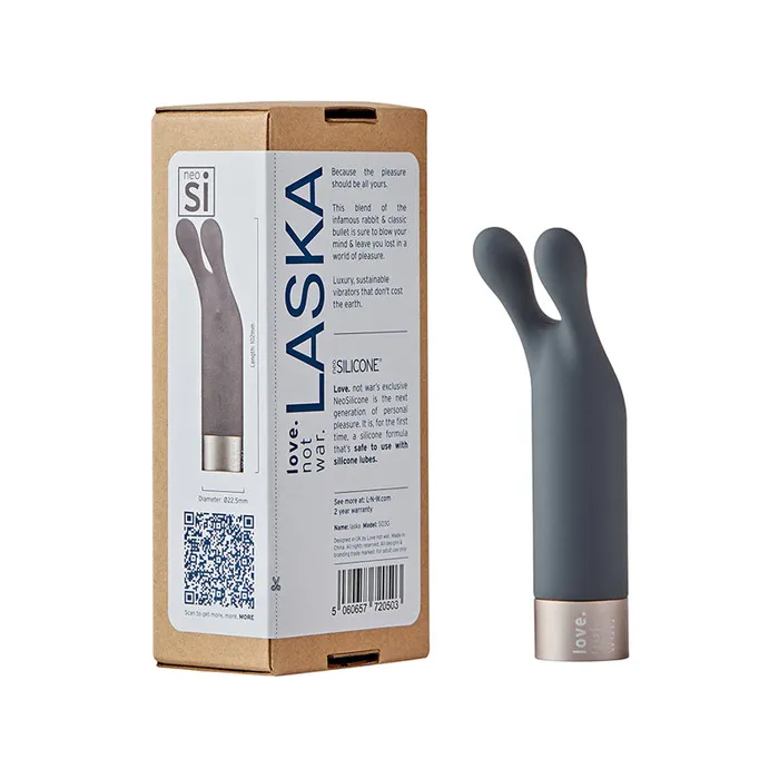 Love Not War Laska Head Grey Audo Design Ltd Vibrators