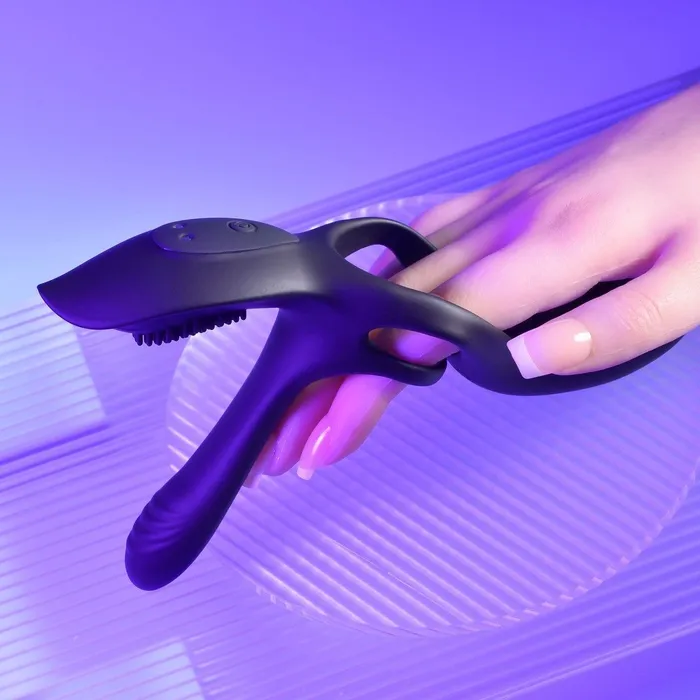 Male Sex Toys Evolved Novelties Playboy The 3 Way Cock Ring with Remote Control
