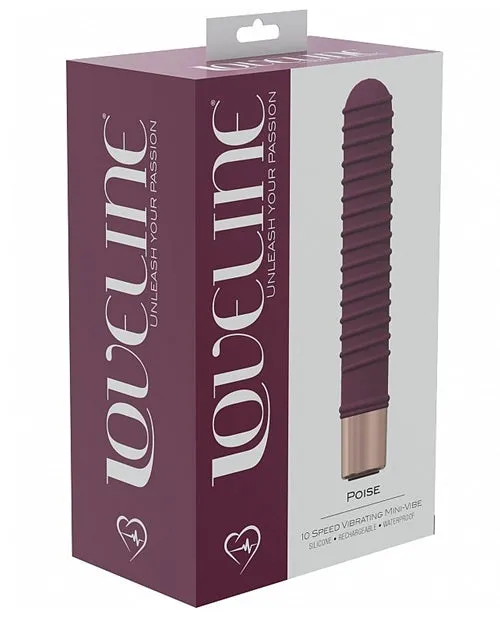 Vibrators Poise 10 Speed MiniVibe Burgundy Shots