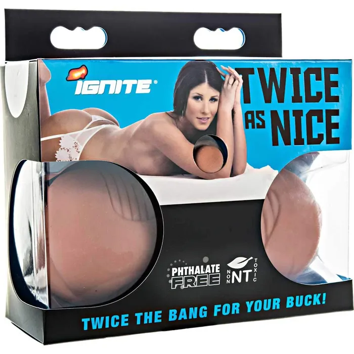 Vibrators SI Novelties Twice As Nice Caramel