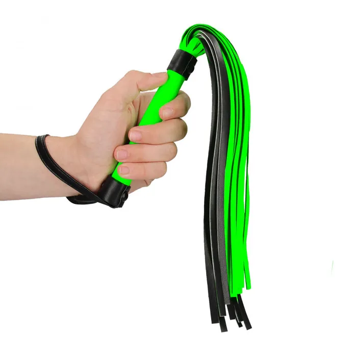 Female Sex Toys Glow In The Dark Whip Flogger OUCH Windsor