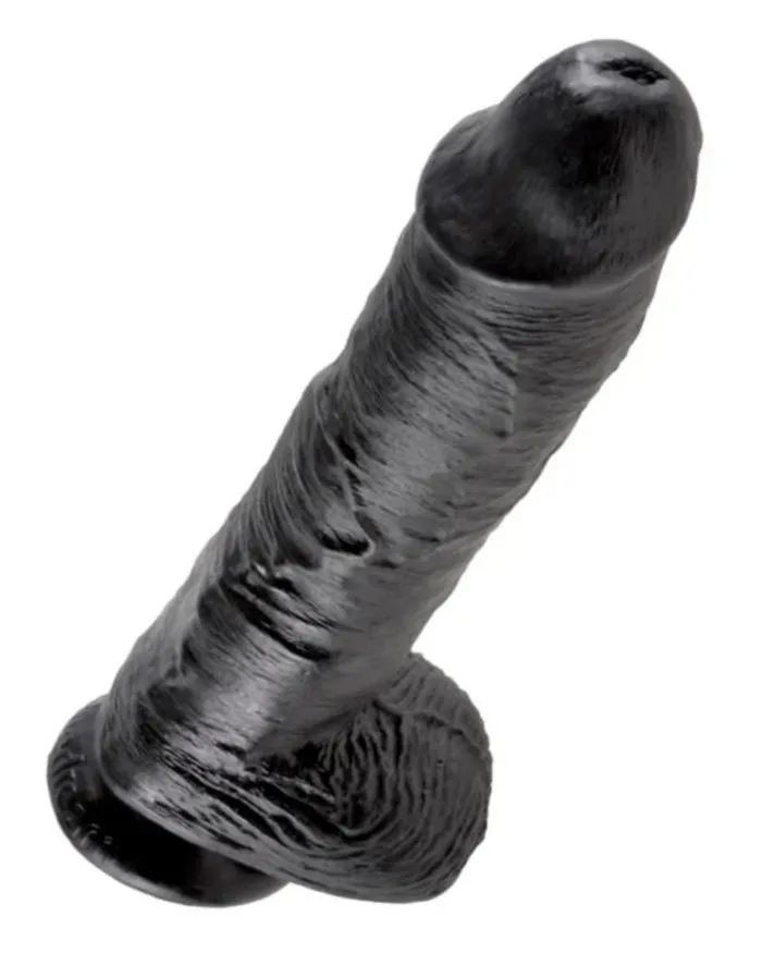 King Cock Female Sex Toys Realistic King Cock 10Inch Cock with Balls Black Veined Suction Cup Base Harness Compatible King Cock Female Sex Toys Realistic King Cock 10Inch Cock with Balls Black Veined Suction Cup Base Harness Compatible