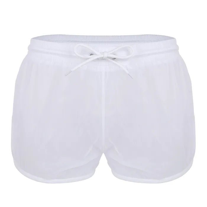 Male Sex Toys EVEs SECRETS Mens SemiTransparent Drawstring Boxer Shorts Male Sexy Lightweight Underwear