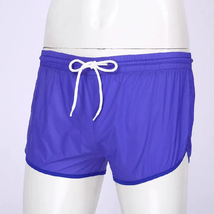 Male Sex Toys EVEs SECRETS Mens SemiTransparent Drawstring Boxer Shorts Male Sexy Lightweight Underwear