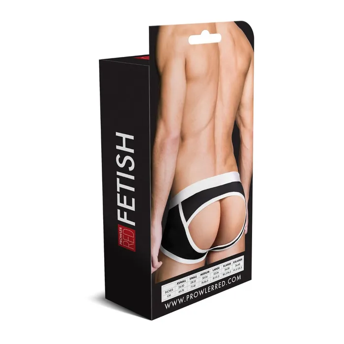 Anal Prowler RED Prowler RED Assless Open Back Trunk White