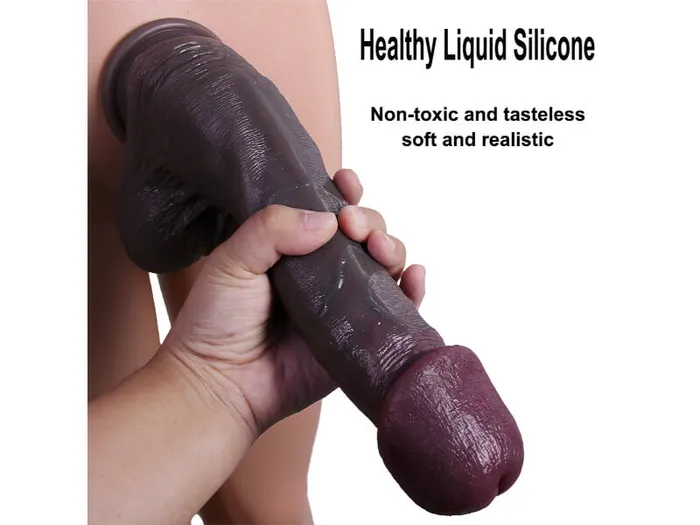 Anal WATCH VIDEO 2023 Collection Black Beige Realistic Dildos Safystyle