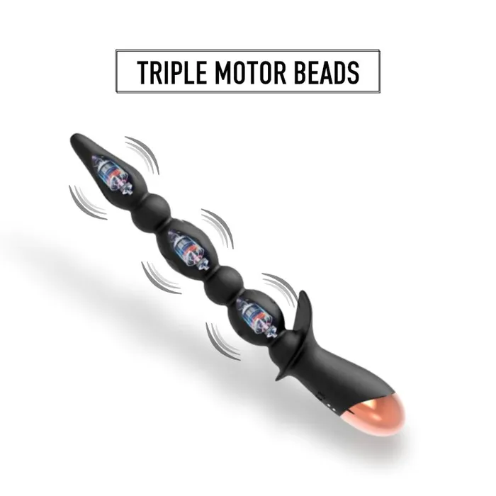 Female Sex Toys FRISKY BUSINESS SG The Quake Powerful Vibrating Beads with 3 Motors
