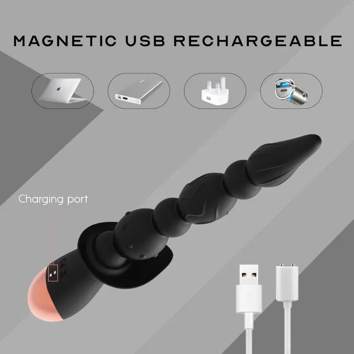 Female Sex Toys FRISKY BUSINESS SG The Quake Powerful Vibrating Beads with 3 Motors