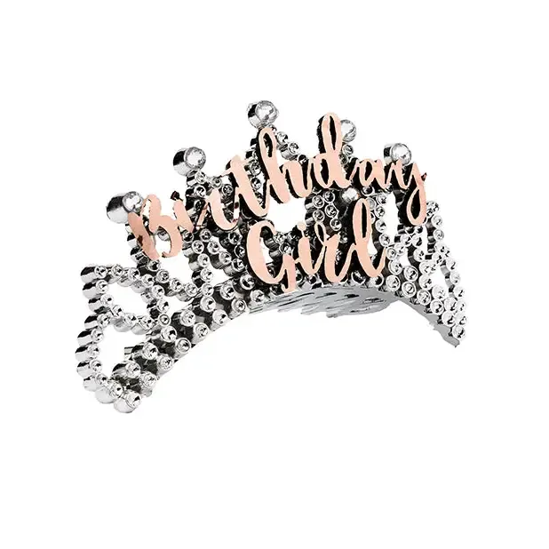 Birthday Girl Tiara Rose Gold Omg International Vibrators