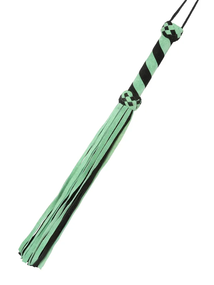 Black Green Suede Flogger HonourSkintwocom Anal Black Green Suede Flogger HonourSkintwocom Anal