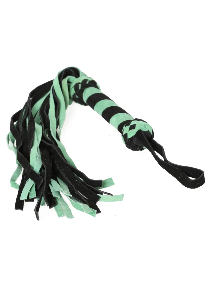 Black Green Suede Flogger HonourSkintwocom Anal Black Green Suede Flogger HonourSkintwocom Anal