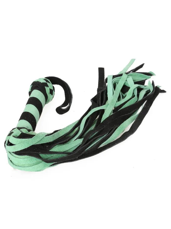 Black Green Suede Flogger HonourSkintwocom Anal Black Green Suede Flogger HonourSkintwocom Anal