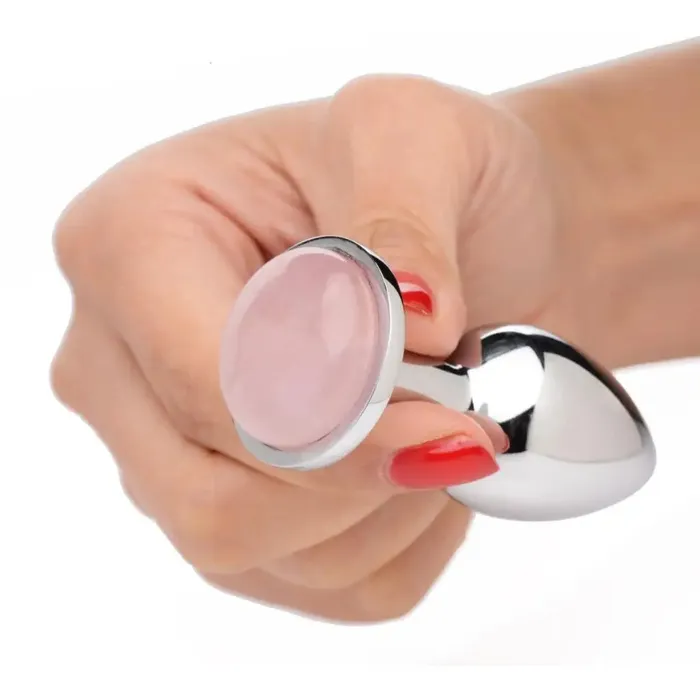 Booty Sparks Booty Sparks Authentic Rose Quartz Gemstone Anal Plug Male Sex Toys
