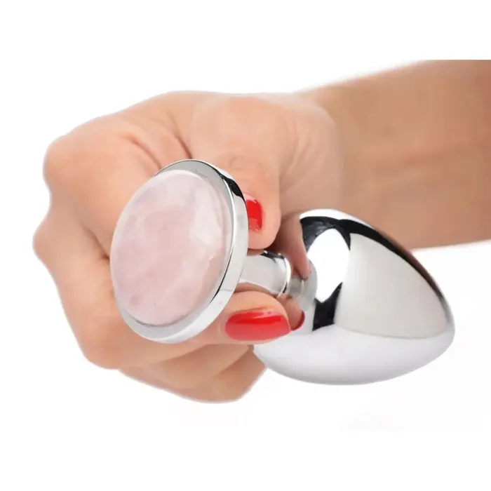Booty Sparks Booty Sparks Authentic Rose Quartz Gemstone Anal Plug Male Sex Toys