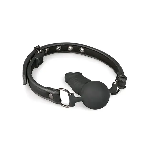 Dildos Onedc Easy Toys Ball Gag wSilicone Dong Black Dildos Onedc Easy Toys Ball Gag wSilicone Dong Black