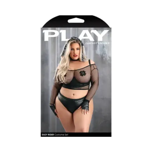 Female Sex Toys Fantasy Lingerie Fantasy Lingerie Play Easy Rider Open Cup Bra Long Sleeve Fishnet Top Panty Choker Gloves Bandana 1 pair of Pasties Costume 3XL4XL Female Sex Toys Fantasy Lingerie Fantasy Lingerie Play Easy Rider Open Cup Bra Long Sleeve Fishnet Top Panty Choker Gloves Bandana 1 pair of Pasties Costume 3XL4XL