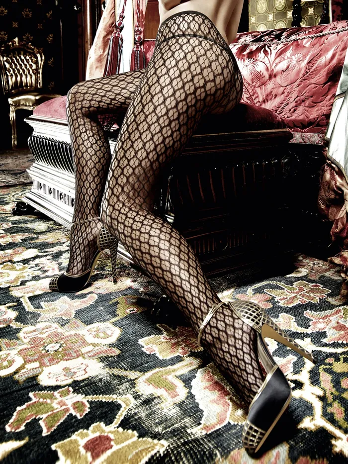 HonourSkintwocom Teddies And Bodies Blacknet Tights One Size