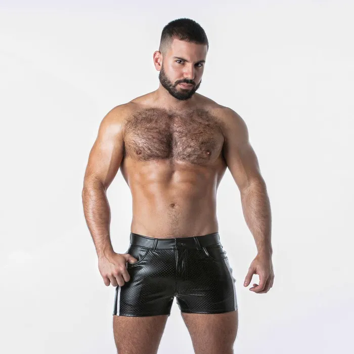 Locker Gear Female Sex Toys LOCKER GEAR Rub It Mini Shorts White