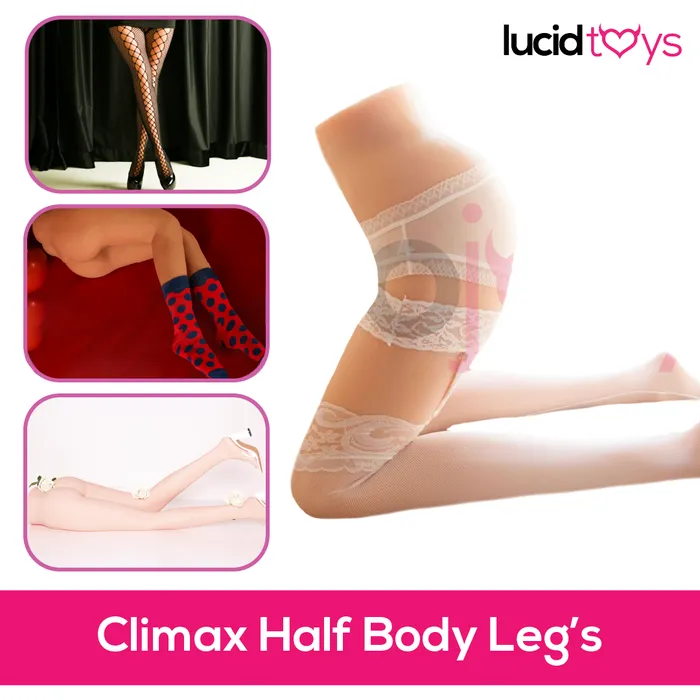 Male Sex Toys Climax Doll Climax Doll Slim Sex Legs 22kg White