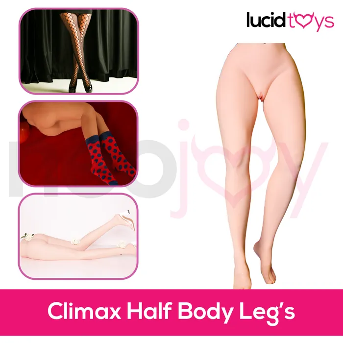 Male Sex Toys Climax Doll Climax Doll Slim Sex Legs 22kg White