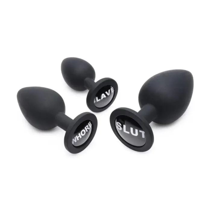 Master Series Anal Dirty Words Anal Plug Set Master Series Anal Dirty Words Anal Plug Set