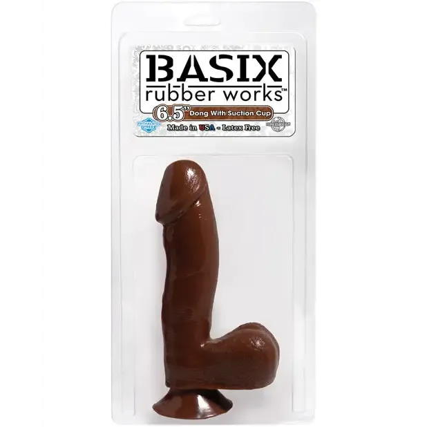 Pipedream Dildos Pipedream Basix Rubber Works 65 in Dong With Balls Suction Cup Clear Pipedream Dildos Pipedream Basix Rubber Works 65 in Dong With Balls Suction Cup Clear
