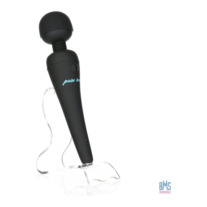 Pure Love Rechargeable Wand Massager Black PL Vibrators