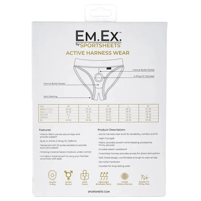 Sportsheets Female Sex Toys Sportsheets EmEx Silhouette Harness Sportsheets Female Sex Toys Sportsheets EmEx Silhouette Harness