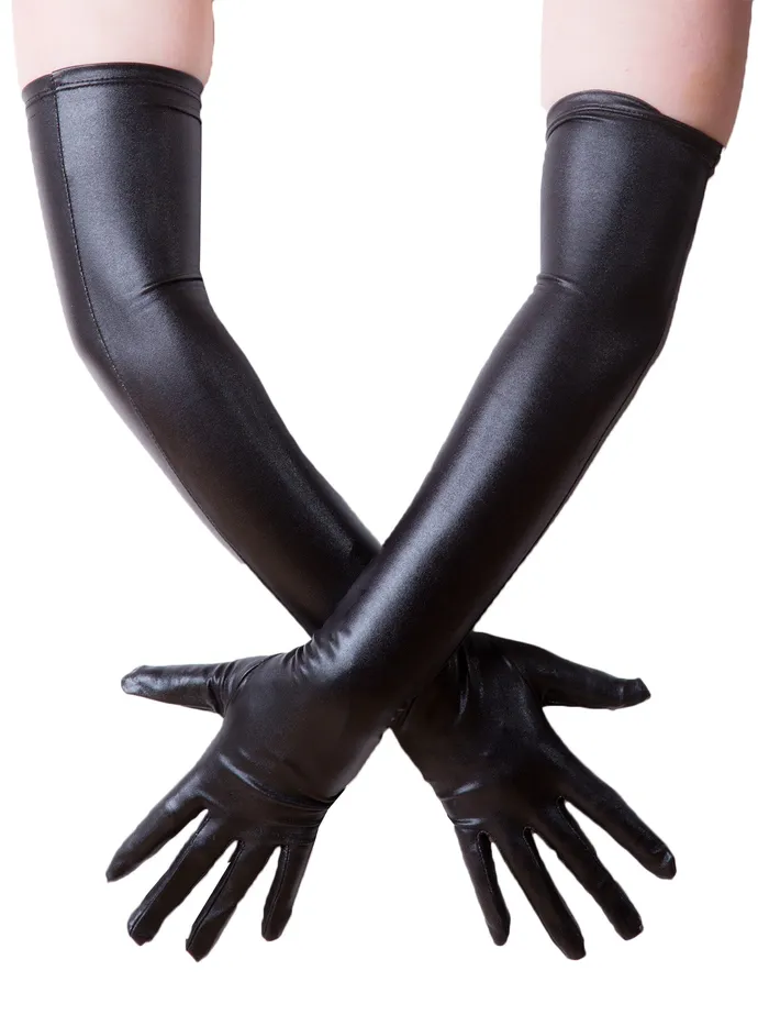Teddies And Bodies HonourSkintwocom Wetlook Gloves One Size