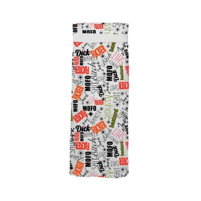 Twisted Wares Vibrators Twisted Wares Sweary Pattern Towel