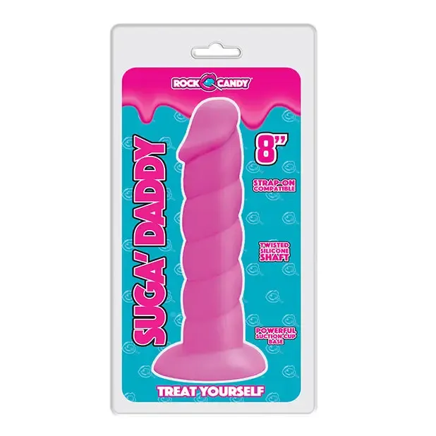 Vibrators SugaDaddy 7in Pink Rock Candy Vibrators SugaDaddy 7in Pink Rock Candy