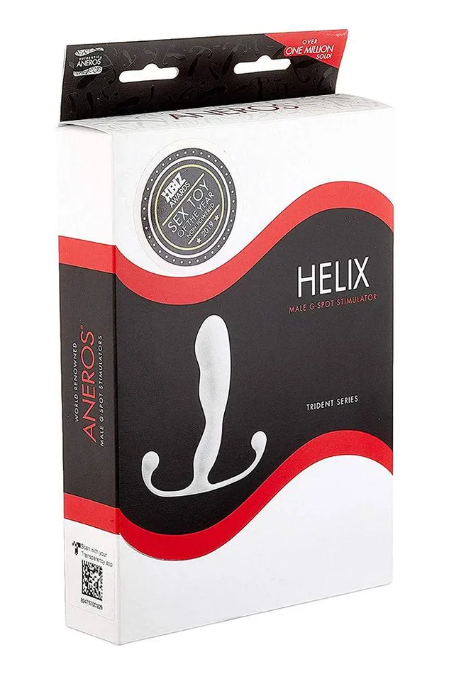 Anal Aneros Helix Trident Prostate Massager White Aneros