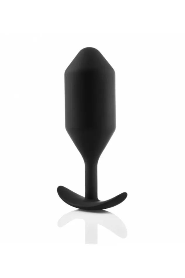BVibe Anal BVibe Snug Plug 5 Weighted Butt Plug Black