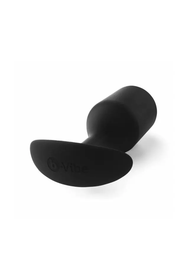 BVibe Anal BVibe Snug Plug 5 Weighted Butt Plug Black