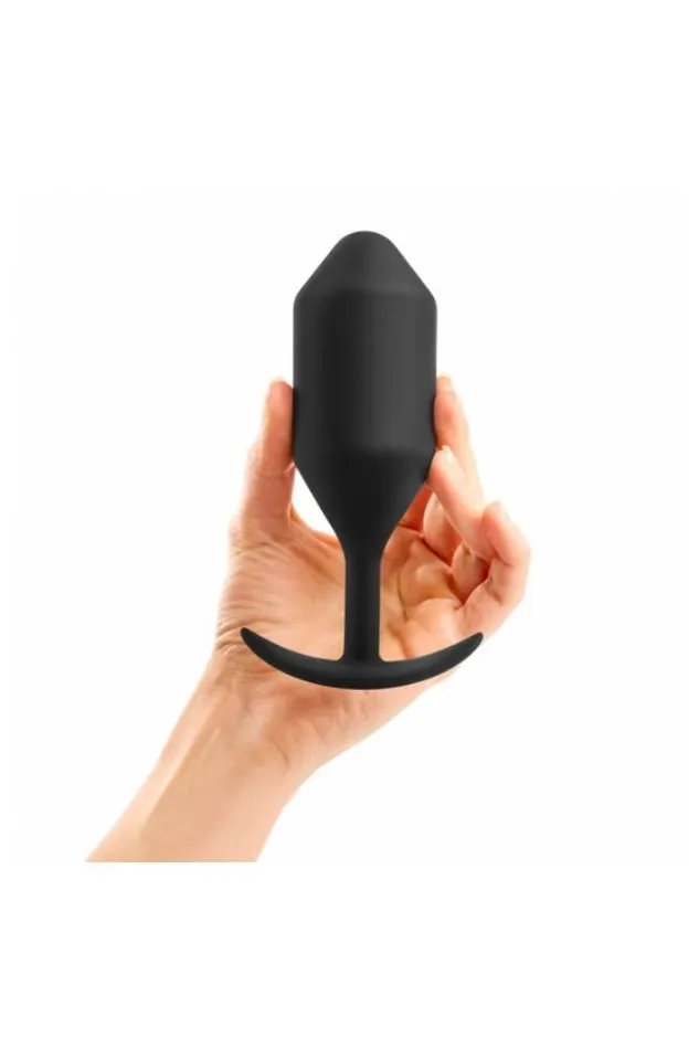 BVibe Anal BVibe Snug Plug 5 Weighted Butt Plug Black