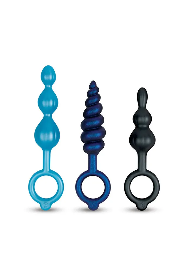 bVibe Butties Beaded Butties Bundle 3Piece Anal Plug Set Multicolour BVibe Anal bVibe Butties Beaded Butties Bundle 3Piece Anal Plug Set Multicolour BVibe Anal